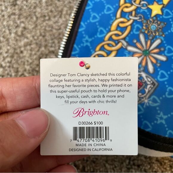 NWT Brighton Glam Girl Crossbody Pouch Handbag Adjustable Strap Style D30266 - Picture 8 of 8